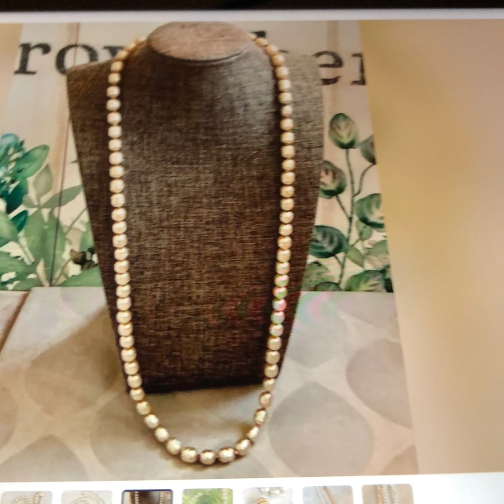 Miriam Haskell Vintage Baroque Pearl Necklace